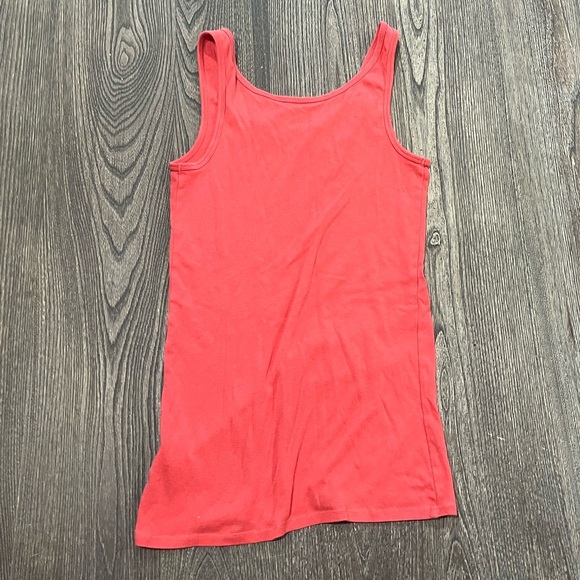 Merona Tank Top Sleeveless Lounge Casual Scoop Neck Wide Straps Orange Medium - Picture 4 of 4